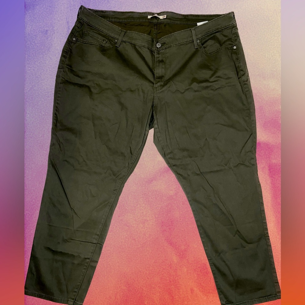 Forest Green 711 Levy Skinny 24W
